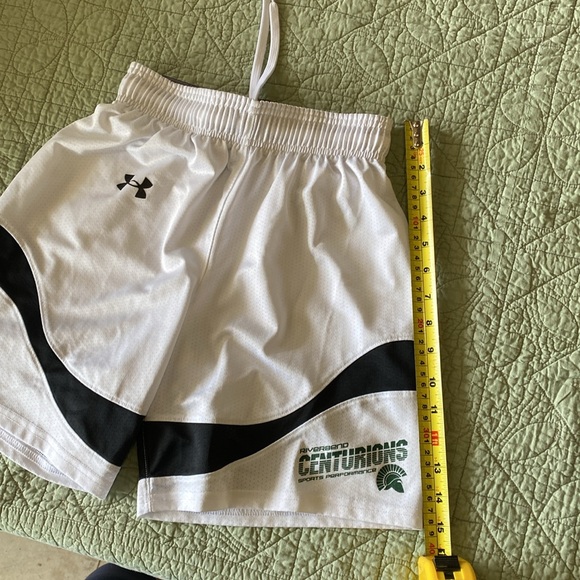 UNDER ARMOUR White/Black Boy Sport Shorts (No Size, See Pics.) ~6463-001 - Picture 7 of 8